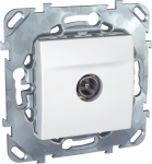 Розетка с/у Unica TV 1м белый механизм оконечная (упак-10шт) SchE          