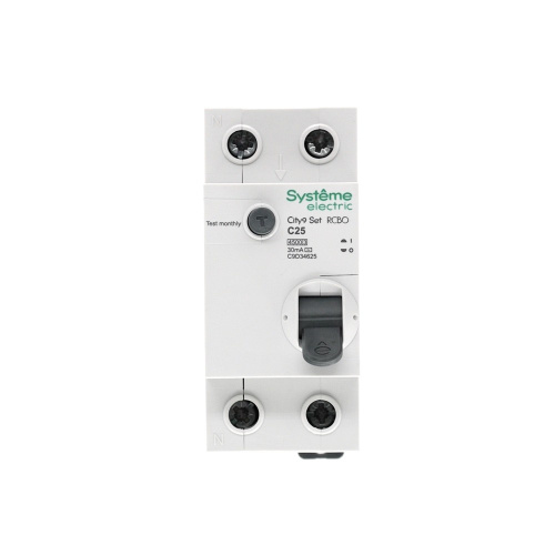 City9 Set Авт. выкл. диф. тока (АВДТ) 1P+N С 25А 4.5kA 30мА Тип-AС 230В                                         фото 6                    