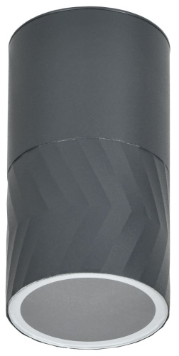 LIGHTING Светильник уличный 5110 потолочный под лампу GU10 IP65 серый IEK                                        