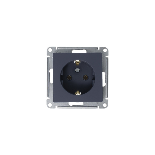 Розетка с/у AtlasDesign 1м с/з грифель IP20 механизм 16А (упак-10шт) SchE                                         фото 6                    