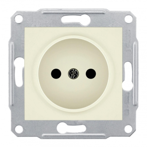 Розетка с/у Sedna 1м б/з бежевый IP20 механизм 16А (упак-10шт) SchE                                         фото 6                    