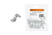 Скоба металлическая однолапковая с внутр. d 16-17 мм (10шт) ТДМ          