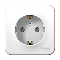 Розетка о/у Бланка 1м с/з белый IP20 16А изол.пл. (упак-12 шт) SchE          