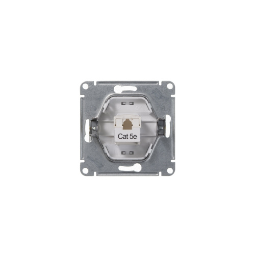 Розетка с/у GLOSSA RJ45 1м белый механизм кат.5E (комп.) (упак-10шт) SchE                                         фото 6                    