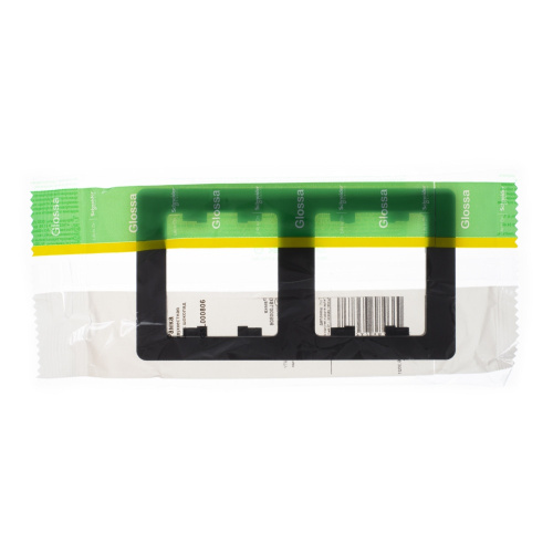 Рамка GLOSSA 2м шоколад вертикальная SchE                                         фото 2                    