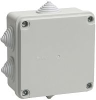 Коробка распаячная для о/п 100х100х50мм (6 гермовводов) IP44 ИЭК          