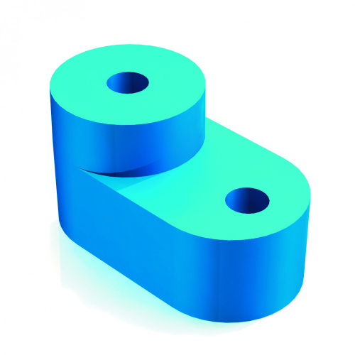 Изолятор угловой для установки нулевой шины DEKraft                                        