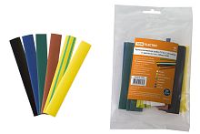 Термоусаживаемая трубка 12/6 набор (7 цветов по 3 шт. 100мм) ТУТнг ТДМ          