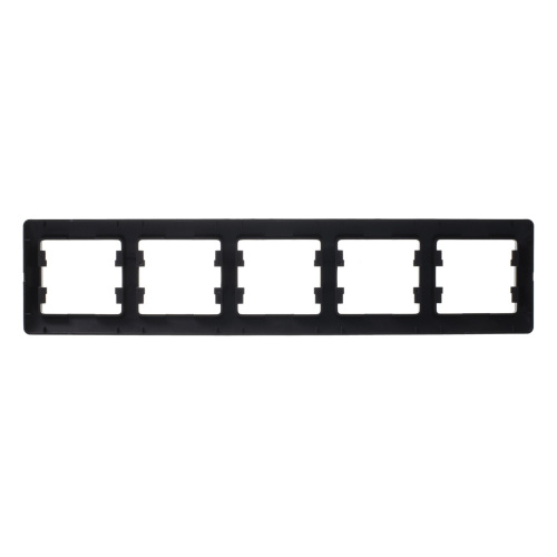 Рамка GLOSSA 5м шоколад горизонтальная SchE Выведена                                        