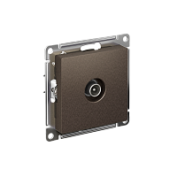 Антенна AtlasDesign TV  коннектор, механизм, мокко (упак-10шт) SchE          