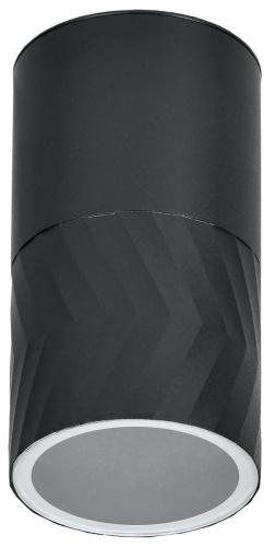 LIGHTING Светильник уличный 5110 потолочный под лампу GU10 IP65 черный IEK                                        