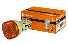 Лампа сигнальная ENR-22 желтый неон 230В цилиндр ТДМ          