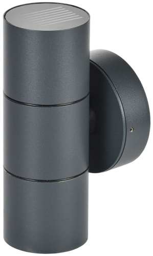 LIGHTING Светильник уличный 5113 настенный под лампу 2хGU10 IP65 серый IEK                                        