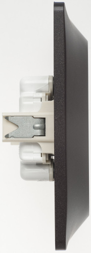 Розетка с/у GLOSSA 2м б/з шоколад IP20 в сборе 16А 250В SchE                                         фото 6                    