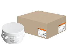 Коробка распаячная ОП D65х40мм, крышка, IP54, 4вх. ТДМ          