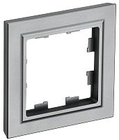 Рамка BRITE 1м сталь ИЭК          