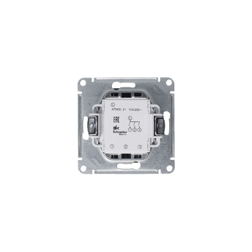 Выключатель с/у AtlasDesign 3кл грифель, механизм IP20 10А (упак-10шт) SchE                                         фото 6                    