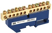 Шина N нулевая с DIN-изолятором 8х12мм 12 групп ШНИ-8х12-10-Д-С ИЭК          