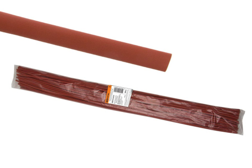 Термоусаживаемая трубка 2/1 красная по 1м (200 м/упак) ТУТнг ТДМ                                        