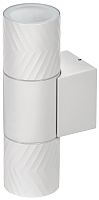 LIGHTING Светильник уличный 5108 настенный под лампу 2хGU10 IP65 белый IEK          