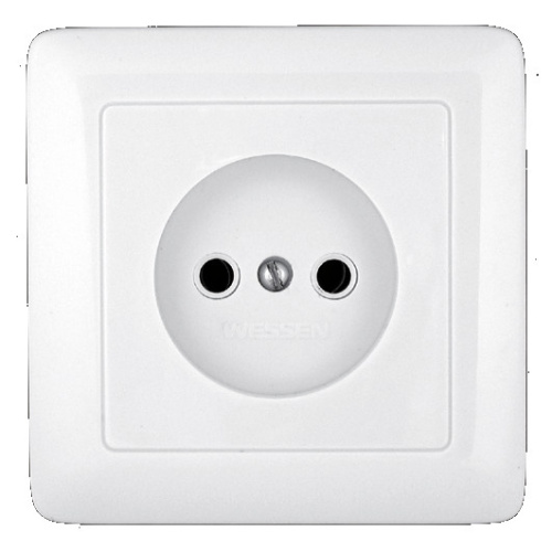 Розетка ХИТ С/У б/з б/ш 10А,белая 250В,SchE                                         фото 2                    