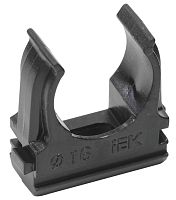 Крепеж-клипса для трубы 16 мм (10шт) CF16 черная ИЭК          