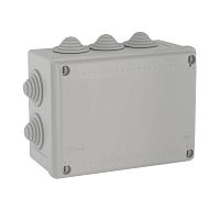 Коробка ответвит. с кабельными вводами, IP55, 190х140х70мм          