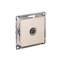 Антенна AtlasDesign TV  коннектор, механизм, бежевый (упак-10шт) SchE          