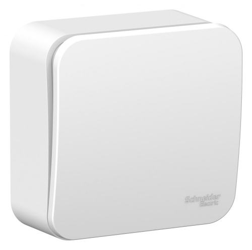 Выключатель о/у Бланка 1кл белый IP20 6А с изол. пл. (упак-15шт) SchE                                         фото 2                    