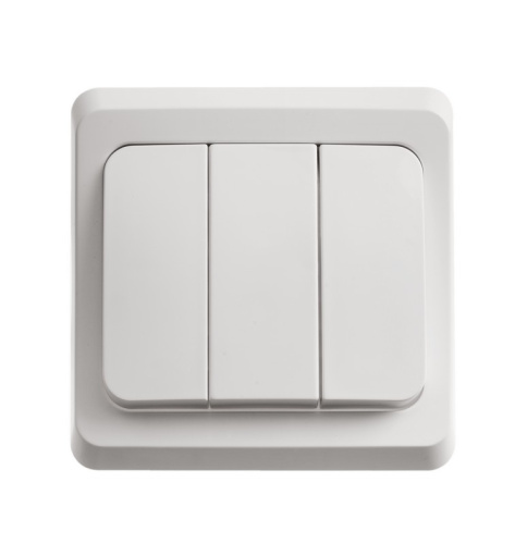 Выключатель c/у Этюд 3кл белый IP20 10А (упак-20шт) SchE                                         фото 3                    