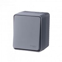 Выключатель о/у AtlasDesign Profi54 1кл антрацит IP54 10А SchE          