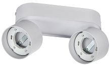 LIGHTING Светильник 4042 настенно-потолочный под лампу 2хGX53 белый IEK          
